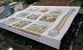 Na krovu Markala najveća stranica stripa na svijetu